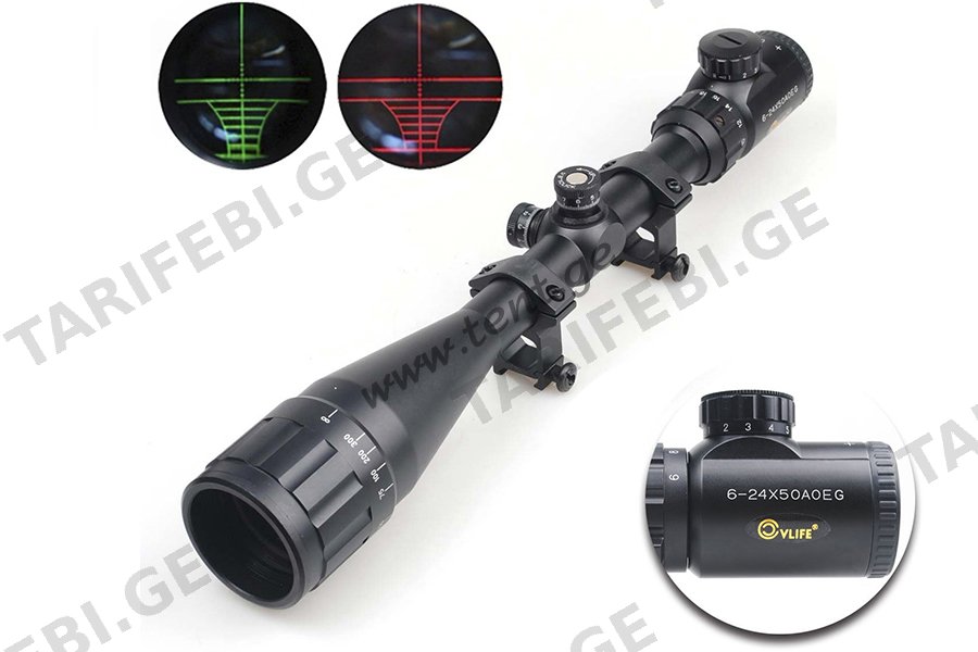 ოპტიკური სამიზნე bushenell 6-24×50