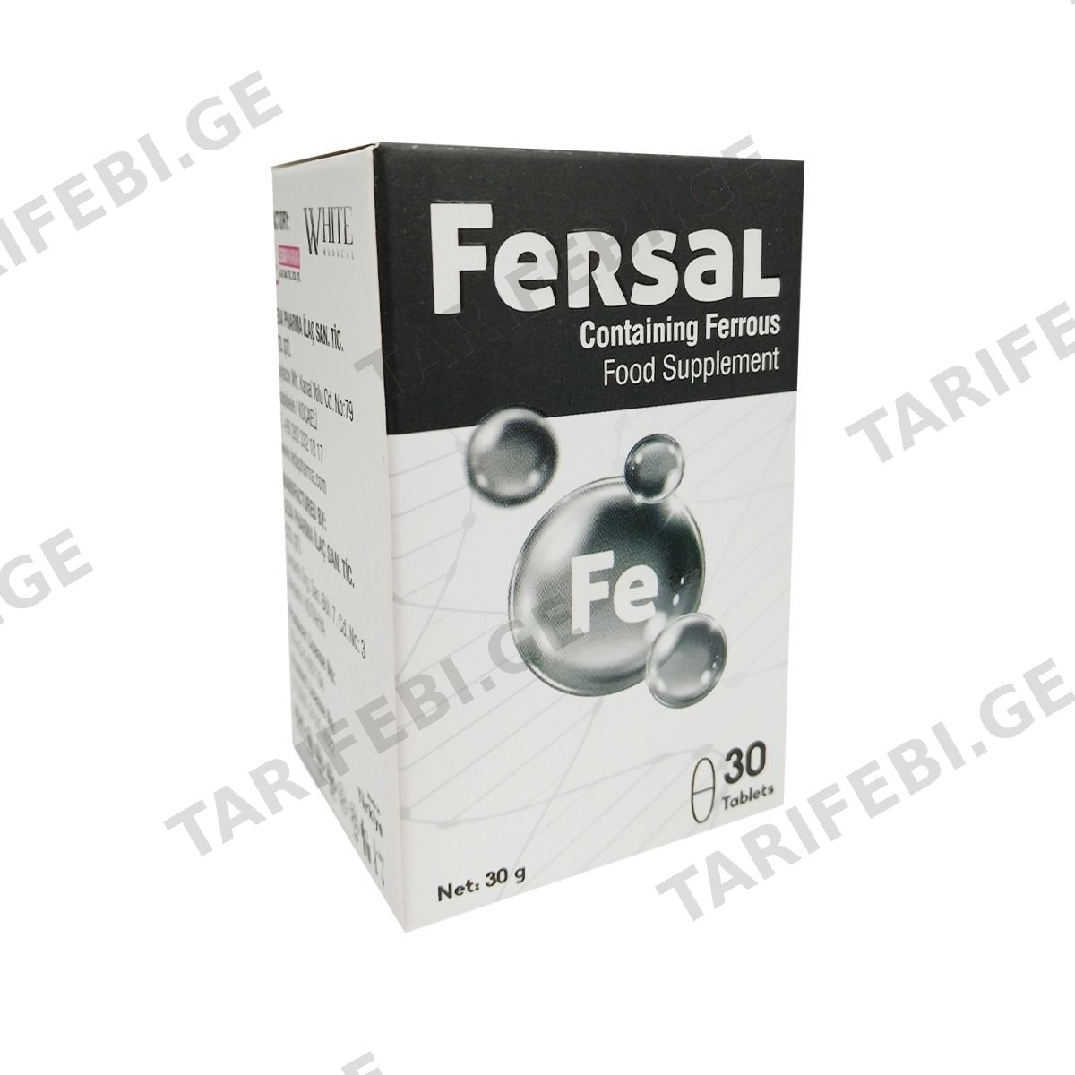 ფერსალი - Fersal 30 ტაბლეტი