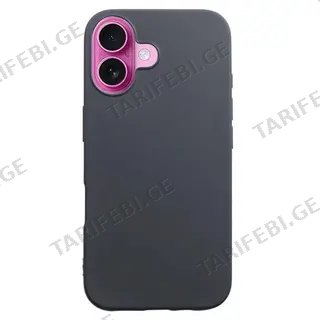 For iPhone 16 Case Shockproof 1.2mm TPU Matte Phone Cover Balck (164250)
