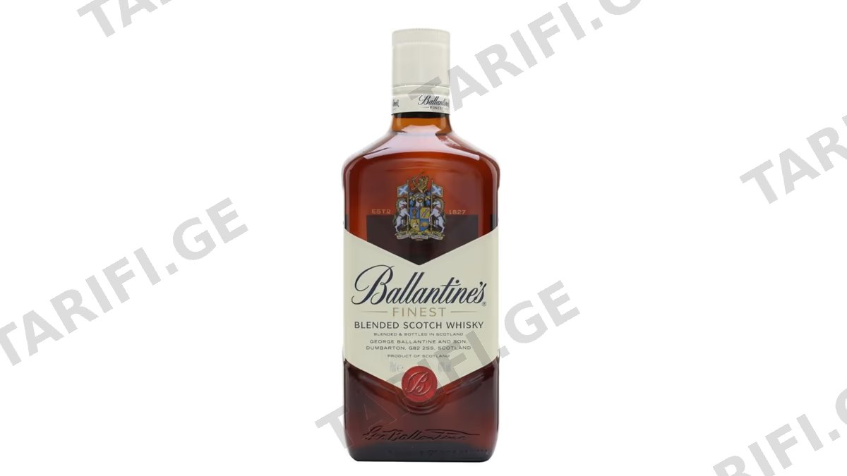 შოტლანდიური ვისკი Ballantine's Finest - 0.5L