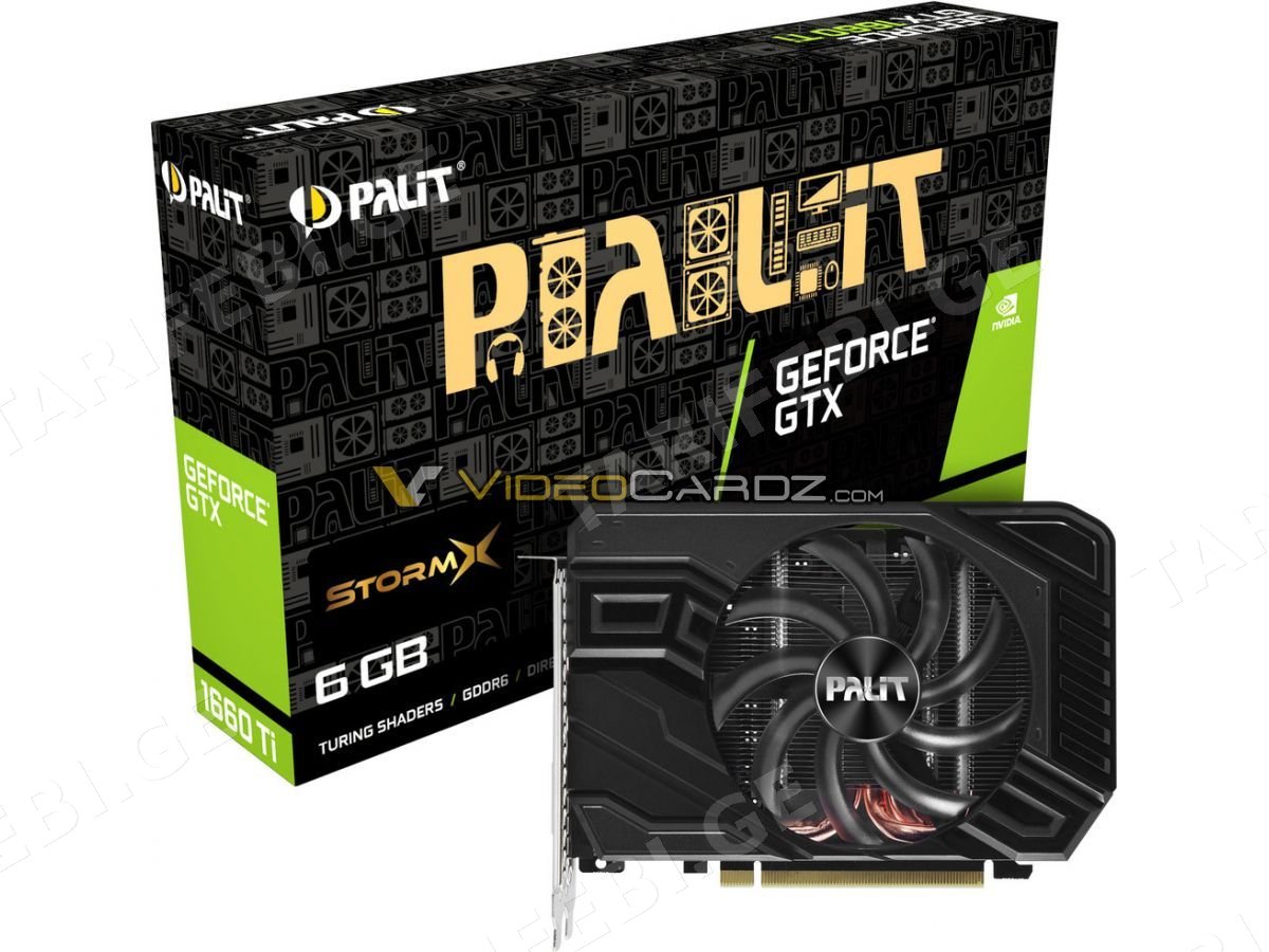 ვიდეო ბარათი Palit GTX 1660TI STORMIX 6GB