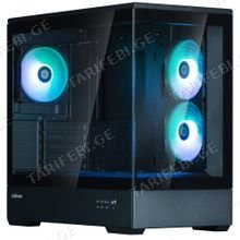 ქეისი Zalman P30BLACKV2, Computer Case, Mini Tower, Micro-ATX, Mini-ATX, 1x USB3.0, 1xType-C, Black