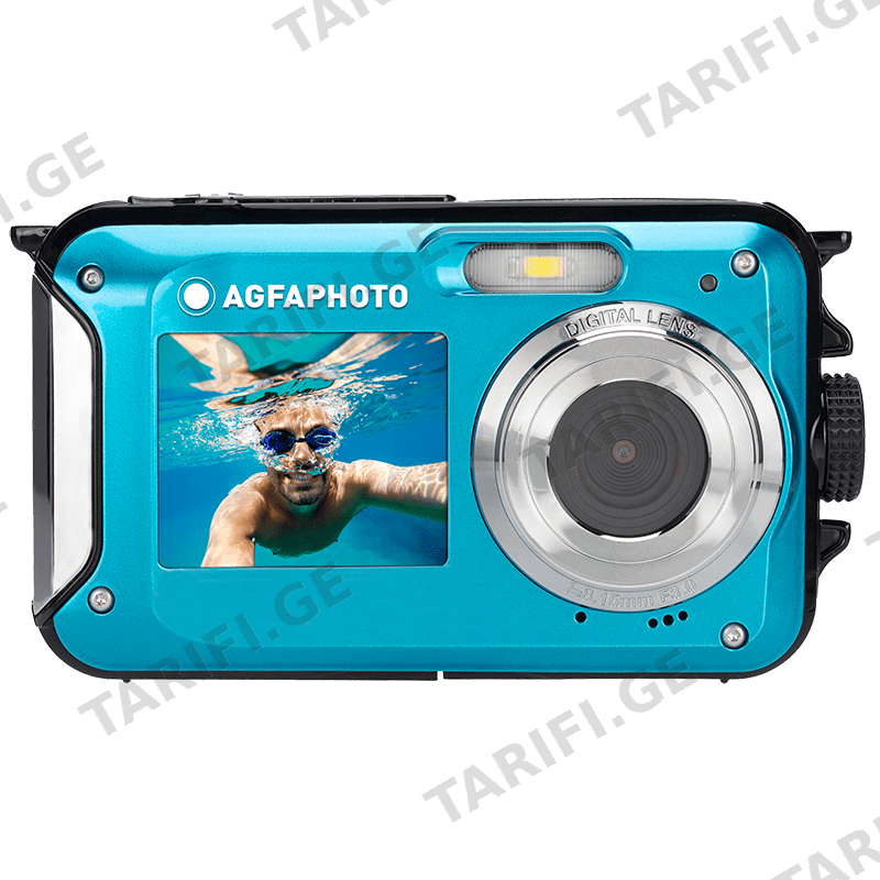 ექშენ კამერა AGFA Digital Camera Realishot WP8000 Blue Waterproof 3m
