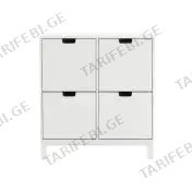 ფეხსაცმლის კარადა, თეთრი 96X90 STALL