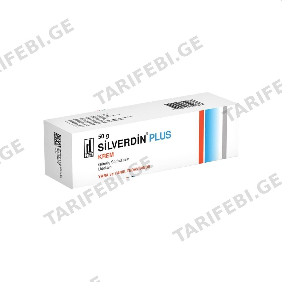 სილვერდინ პლუსი - Silverdin Plus 1%+5% კრემი 50გ
