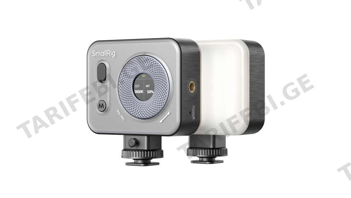 განათება SmallRig Vibe P96 Pro mini LED Video Light (Black) - 4660