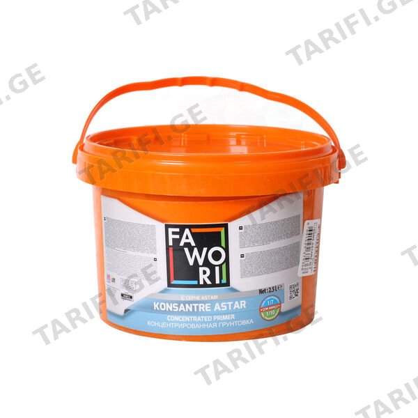 2.5 ლ ინტერიერის კონცენტრირებული გრუნტი FAWORI