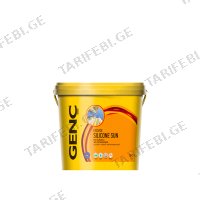 (15ლ) ექსტერიერის საღებავი სილიკონით GENC SILICONE SUN