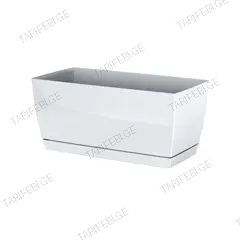 პლასტმასის ქოთანი ყვავილებისთვის Prosperplast COUBI CASE DUPP S449 240 მმ თეთრი