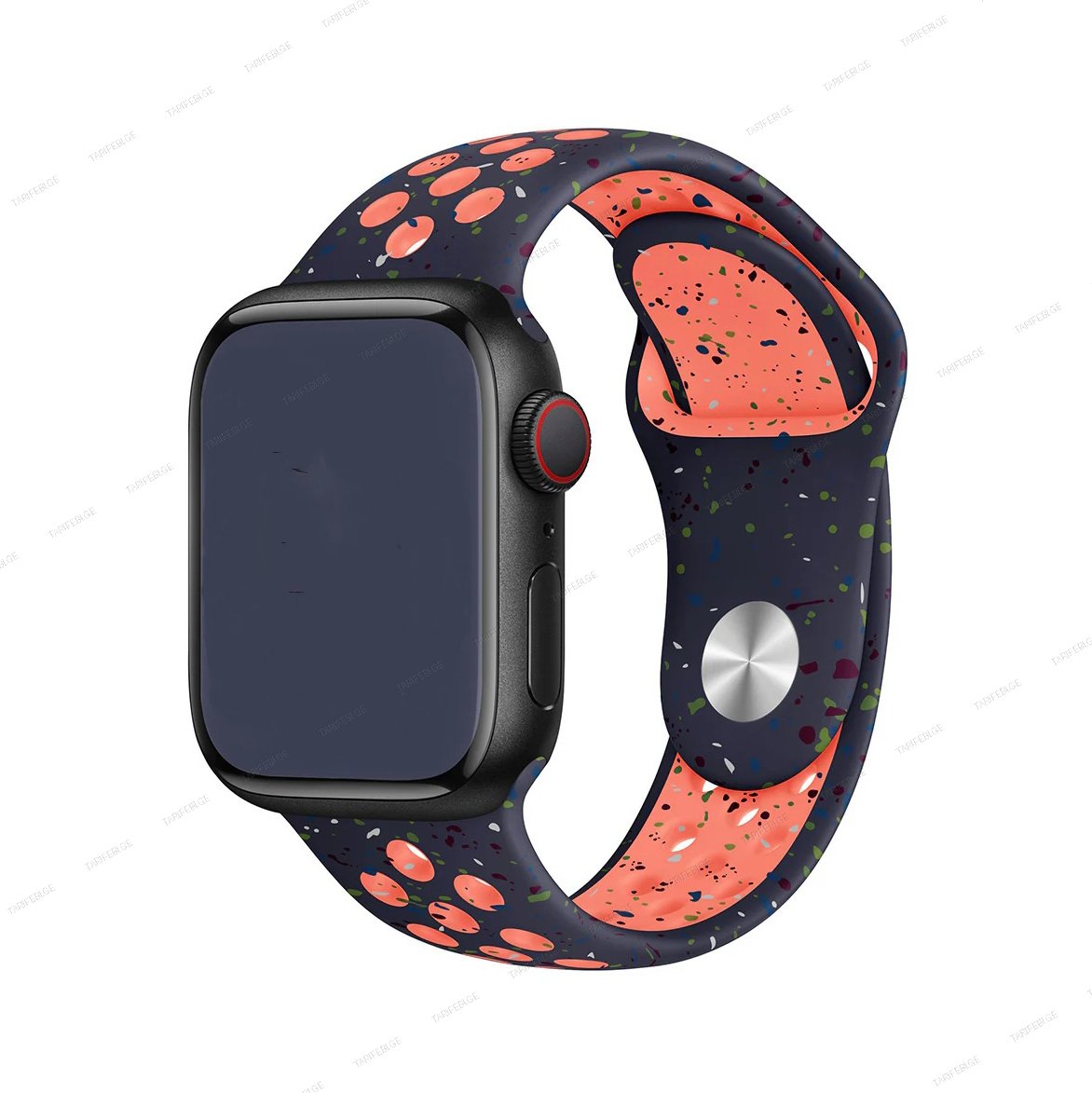 Green Lion Sport Loop Silicone Strap 42/44/45/49MM – Blue Flame