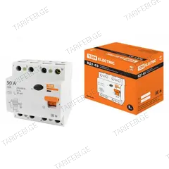 დენის დაცვის მოწყობილობა TDM 4P 50A