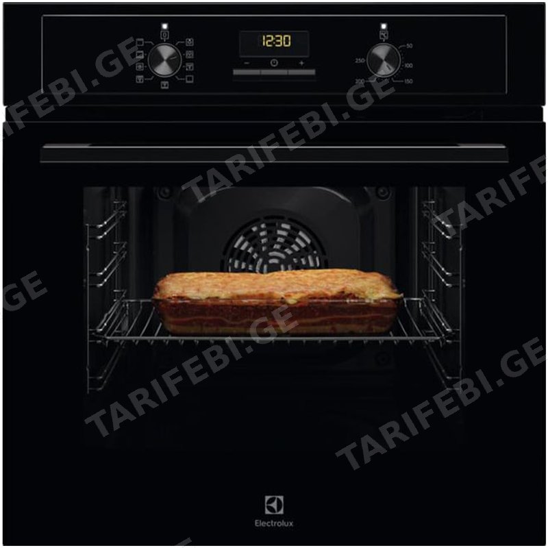 ჩასაშენებელი ელექტრო ღუმელი ELECTROLUX EOF3H50BK (2090 W, 65 L)