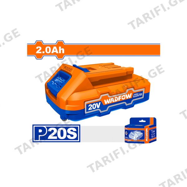 ელემენტი 2.0Ah-20V Li-Ion (WLBP520) WADFOW