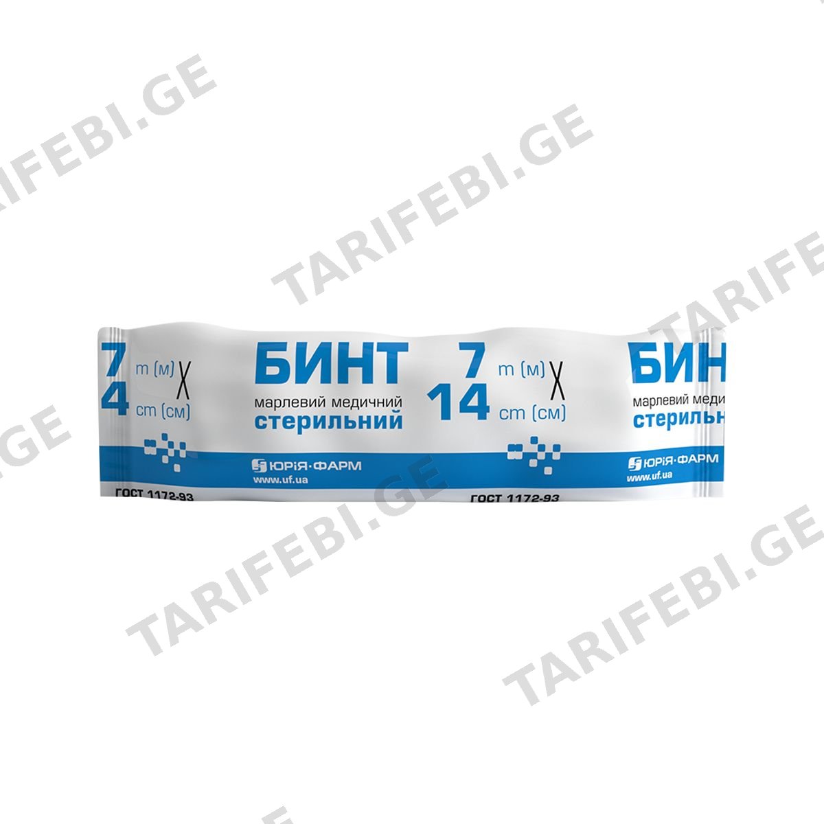 ბინტი სტერილური 7x14