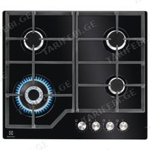 Electrolux KGG64362K გაზის ჩასაშენებელი ქურის ზედაპირი