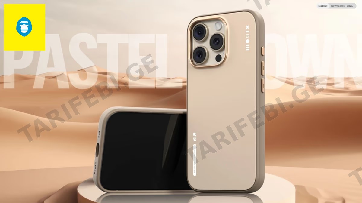 Silicone Case with MagSafe for iPhone 16 ProMax - Brown / Gold