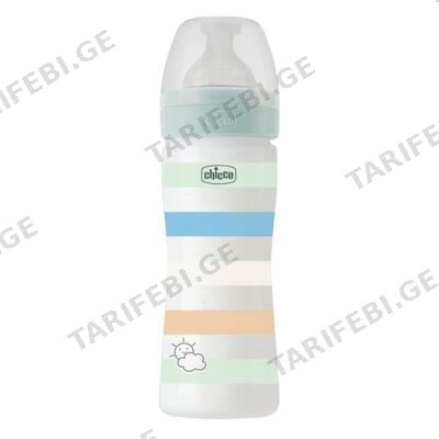 ჩიკო-Chicco-ბოთლი პლასტიკის სილიკონის 2+ 250მლ