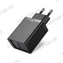 VENTION FACB0-EU 1-port USB Wall Charger(22.5W) EU-Plug Black