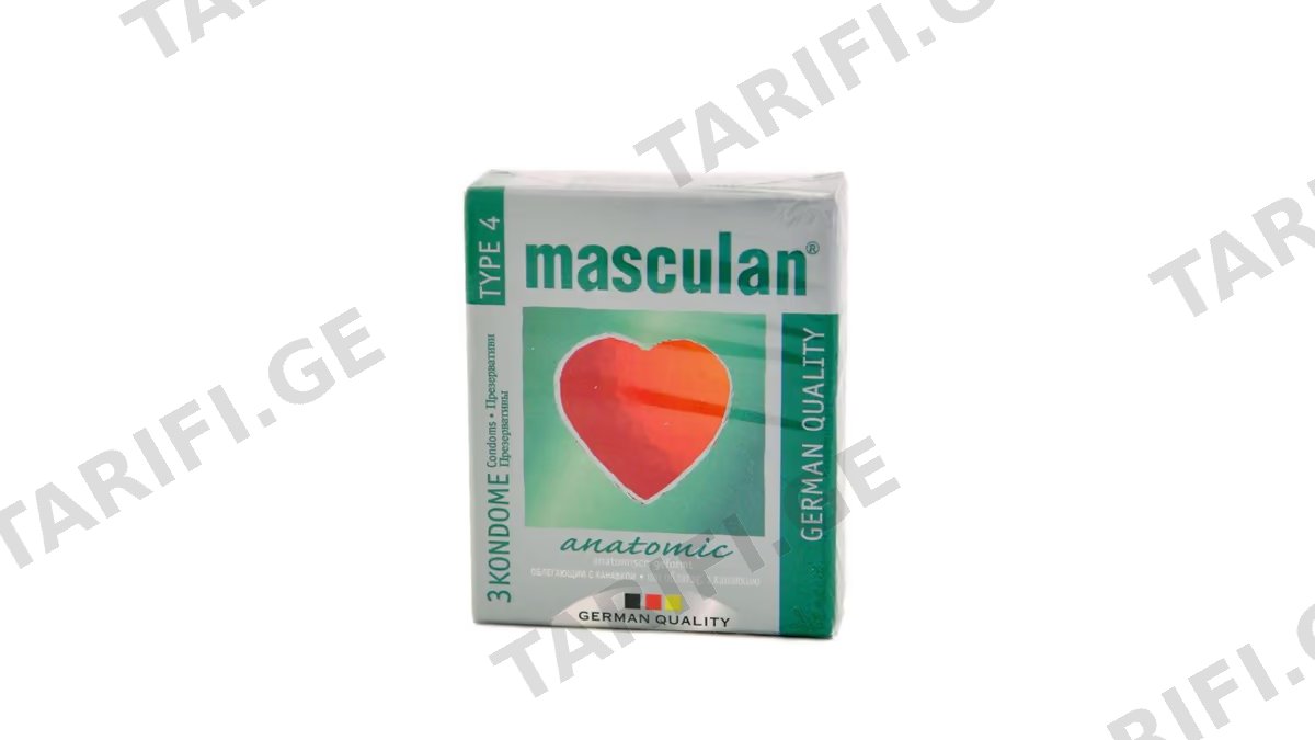 პრეზერვატივი "MASCULAN 4" N3 *