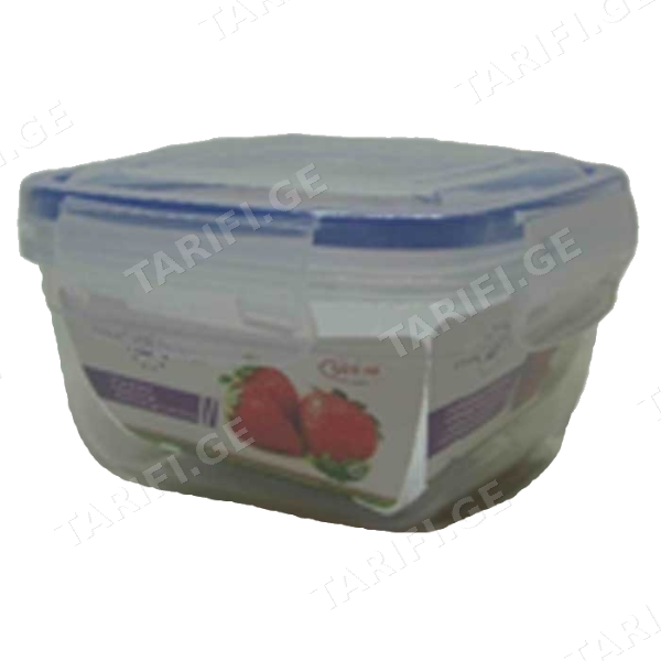 პლასტმასის კონტეინერი STARPLAST 394058 (ჰერმეტული, 0.5 L)