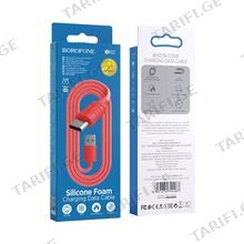 BOROFONE Airy BX52 USB Type-c კაბელი წითელი