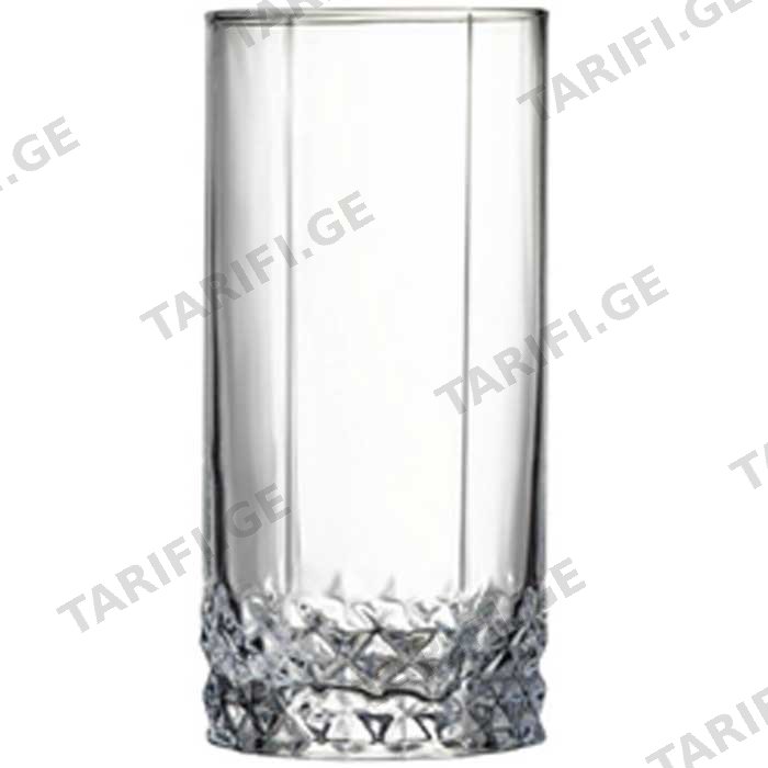 მინის ჭიქა PASABAHCE 9429493 (420 ML, 6 PCS)