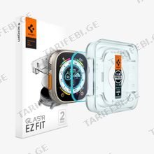 ეკრანის დამცავი Spigen Glas.tR EZ Fit 2-Pack Apple Watch Ultra