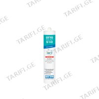 S110 პრემიუმ სამშენებლო სილიკონი შავი