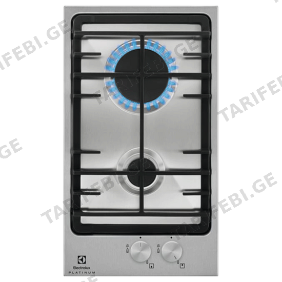 ჩასაშენებელი ზედა პანელი ELECTROLUX EGG3322NVX GAS DOMINO