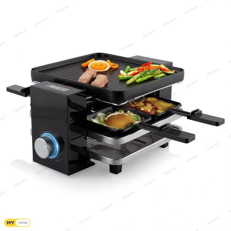 Princess 162915 Raclette Piano Black 4