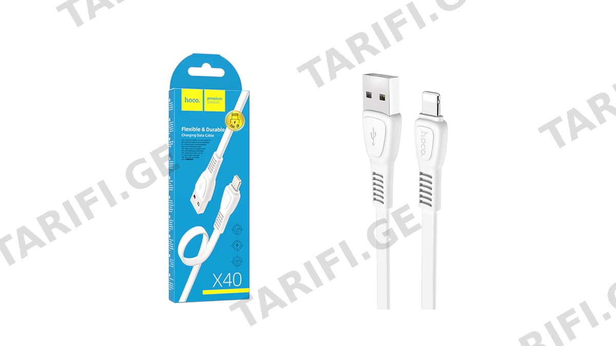Hoco X40 USB to lightning white