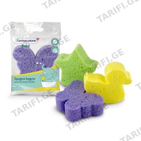 კოტონევა დასაბანი ღრუბელი ბავშვის 8867 Kotoneva washing sponge for baby 8867