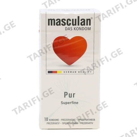 მასკულანი Pur პრეზერვატივი 10 ც 1ც