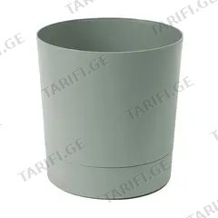 ქოთანი ყვავილის Lamela AURA 280 recycled planter with stand - grey-green 13L
