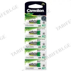 ელემენტი Camelion A27-BP5 Alkaline 12V 5 ც