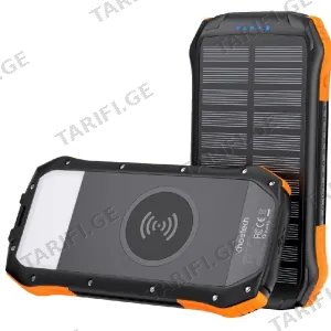 Choetech B659 10000 mAh Solar Power Bank With Wireless Charger (01.01.04.XX-B659- OR)