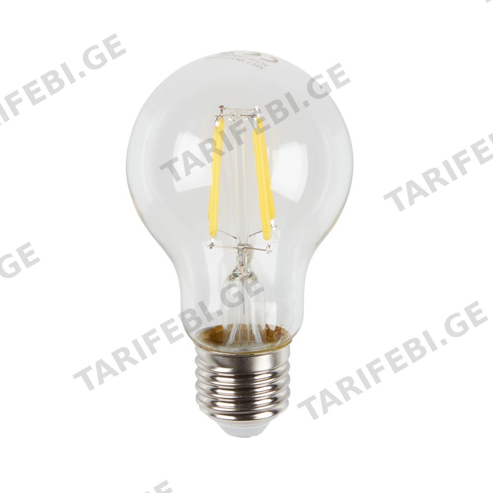 ნათურა New Light LED E27 4W 3000K A60 CL