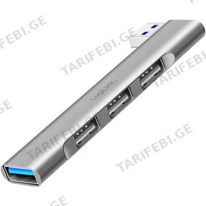 Logilink UA0436 Ultraslim 4-port 18W Aluminium