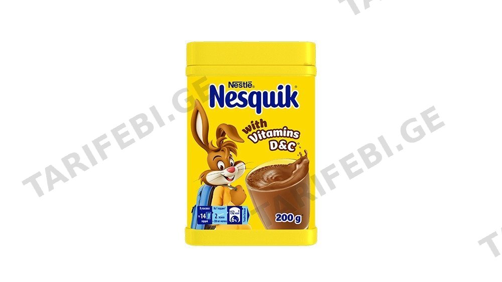 Nesquik შოკოლადის კაკაო 200გ