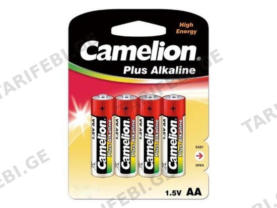 ელემენტი Camelion LR6-BP4 AA Plus Alkaline 4 ც