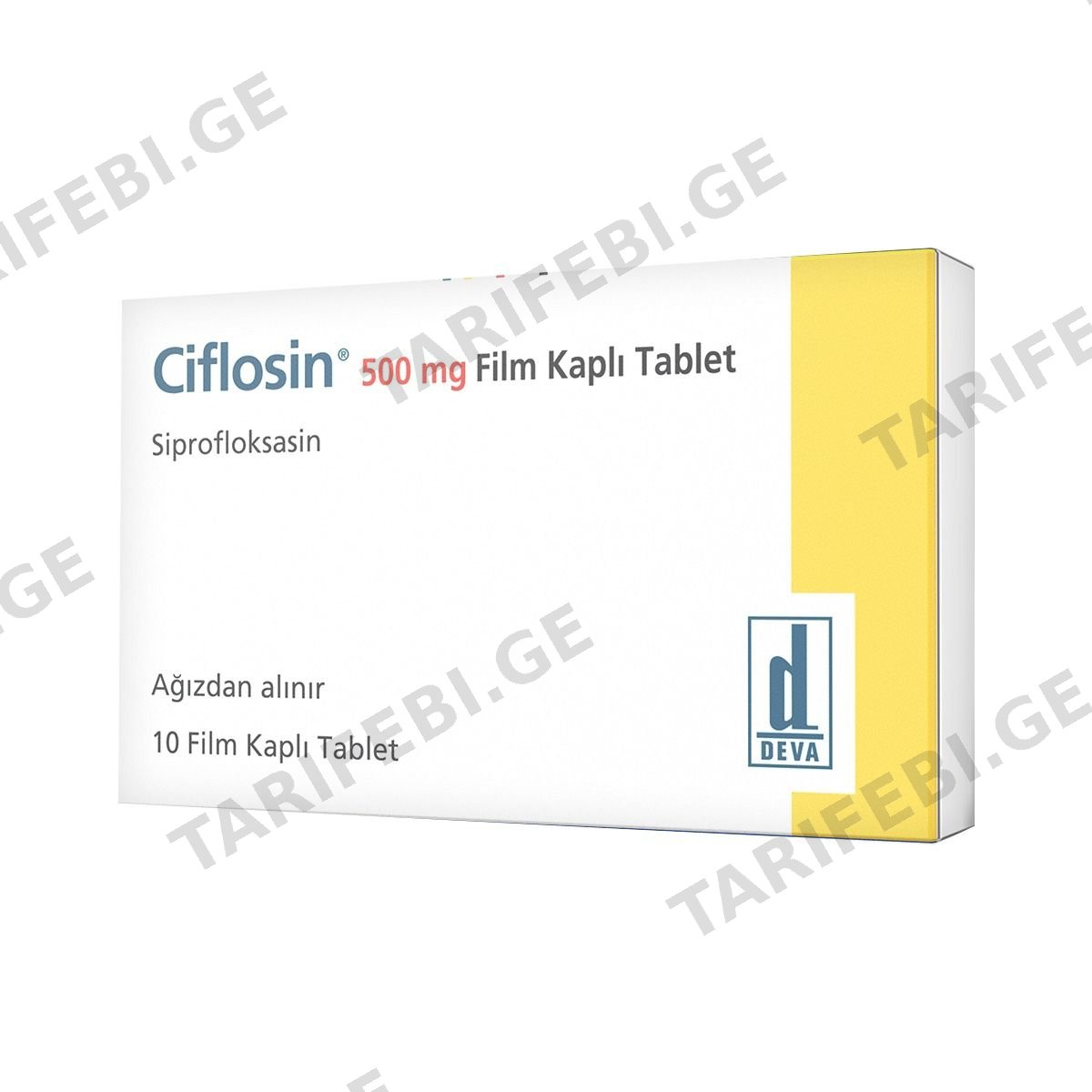 ციფლოსინი - Ciflosin 500მგ 10 ტაბლეტი