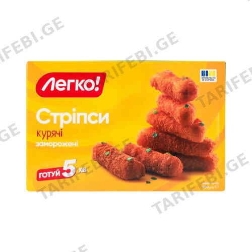 ქათმის სტრიპსი /ლეჰკო/ 300 გ