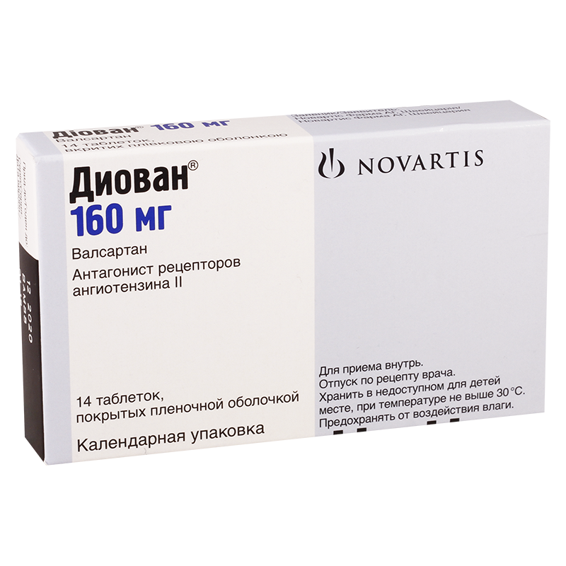 დიოვანი 160მგ #14ტ(ესპ)