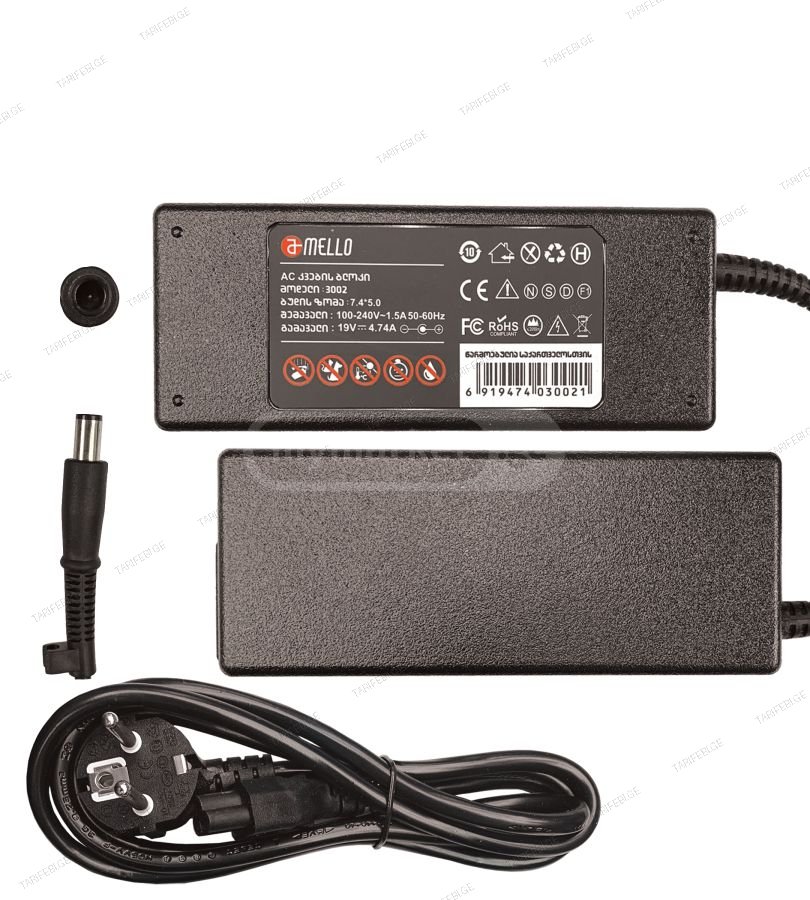 Asus  - დამტენი 19V 1.75A micro