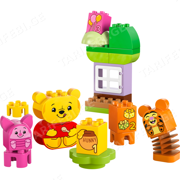 ლეგო LEGO CONSTRUCTOR DUPLO DISNEY WINNIE THE POOH S BIRTHDAY PARTY