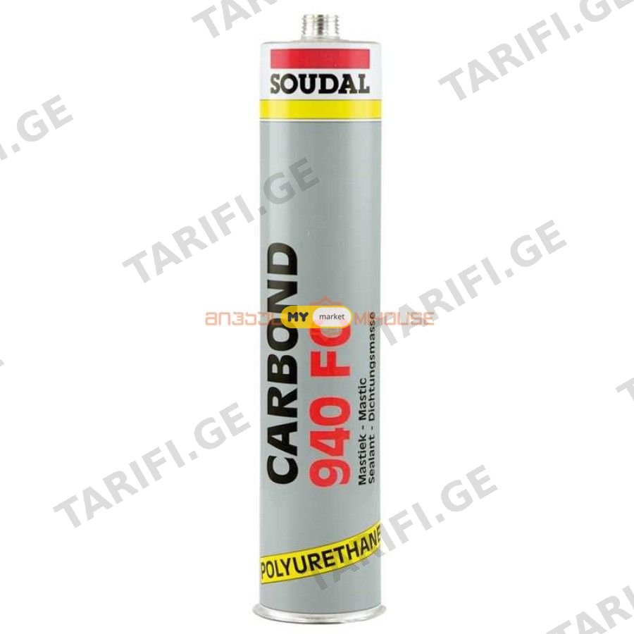 წებო-ჰერმეტიკი (შავი)-SOUDAL CARBOND 940 FC 280მლ