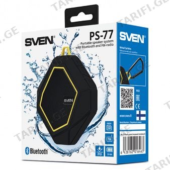 დინამიკი Sven PS-77 black-yellow