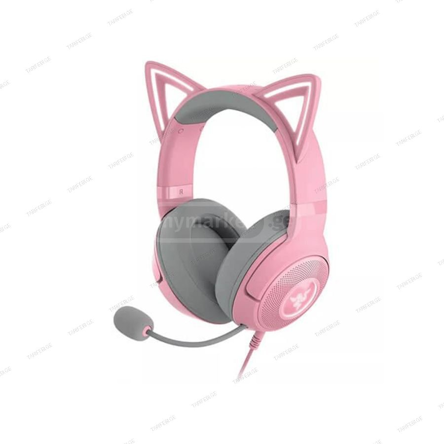 Razer Headset Kraken Kitty V2 RGB USB Quartz Ed.