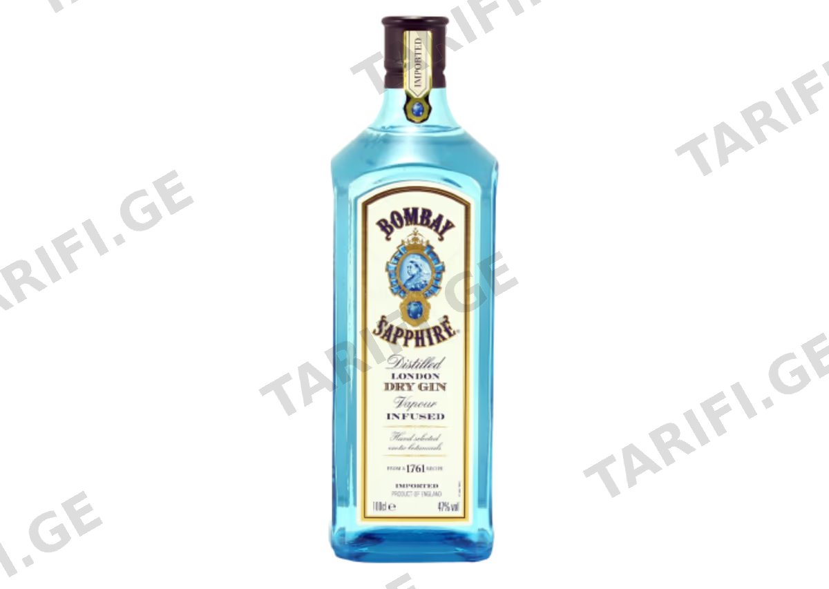 ჯინი Bombay Sapphire - 1L