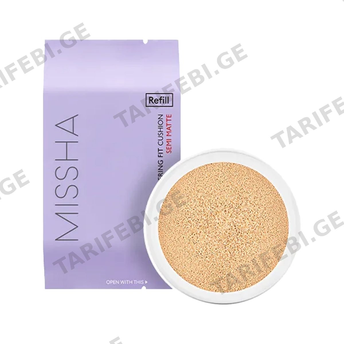 სათადარიგო კუშონი Layering Fit semi matte N23 0064 მისშა - Missha